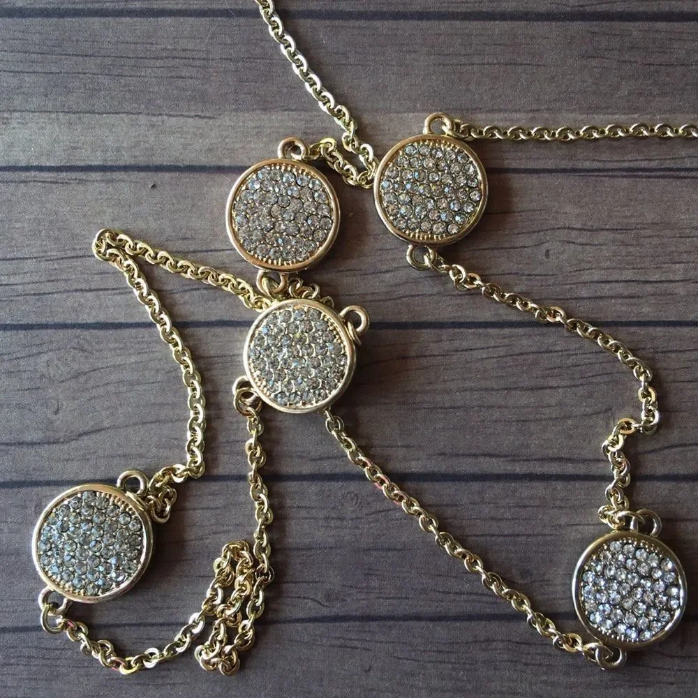 Amrita Singh Gold Austrian Crystal Necklace